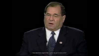 Jerry Nadler (D-NY) in 2004: "If someone were deliberately hacking these machines, you could steal millions of votes, and no one would know it... We've documented a machine in this county that recorded 11,000 extra votes for Bush... These machines are hac