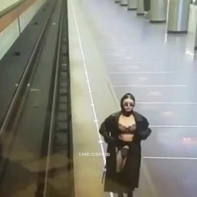 On the Moscow metro