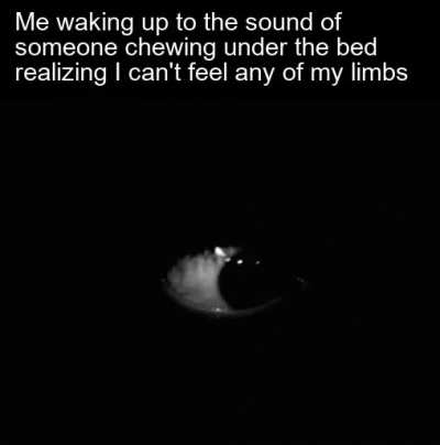 I can't move