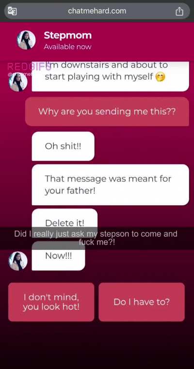 Did I really just ask my son to come and fuck me?!