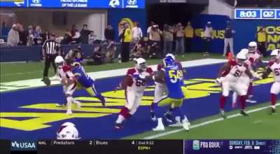 [Highlight] Booger McFarland on Kyler Murray's pick six: &ldquo;What in the Carson Wentz is that right there?&rdquo;