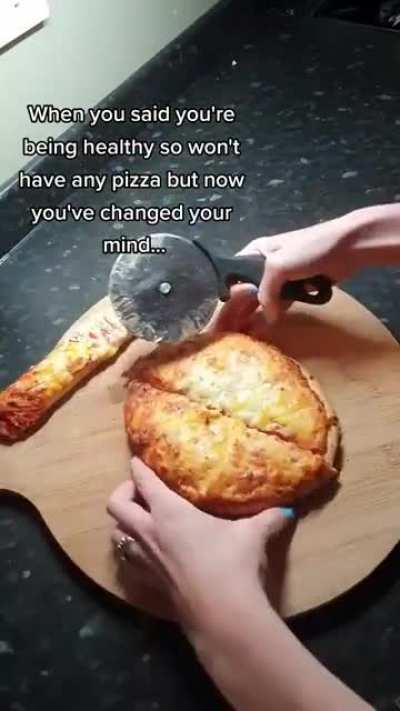 This is called the Richard Waterson pizza cut