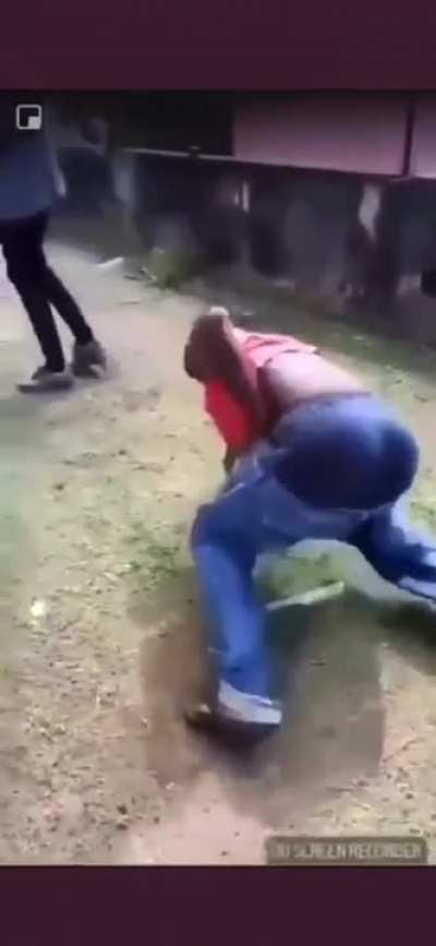 Yakuza ass fight