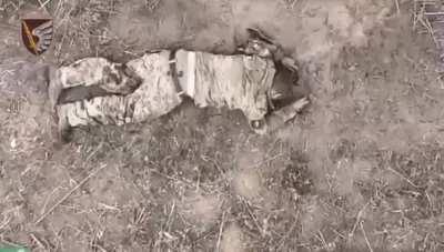 Drone footage provided by the Ukrainian 79th Air Assault Brigade shows attacks on several pieces of Russian equipment and soldiers. All in the Donbas sector.