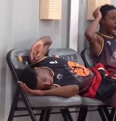 what Bruce was doing during his school basketball games