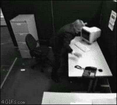 Frustration at the office