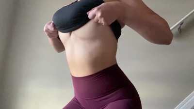 when my friends say that my boobs aren&rsquo;t even that big I wish I could do this&hellip; [OC]
