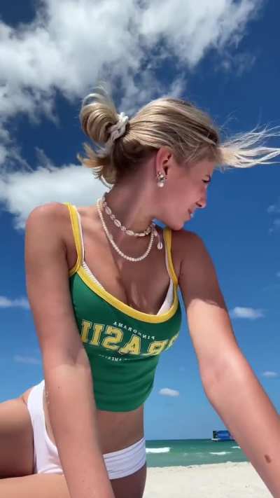 At the beach