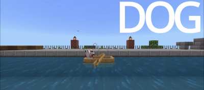 Boat dog but in Minecraft. Maybe my favorite thing I&rsquo;ve ever made