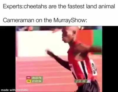 Cameraman is faster