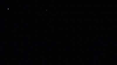 International Space Station Passing by Pleiades