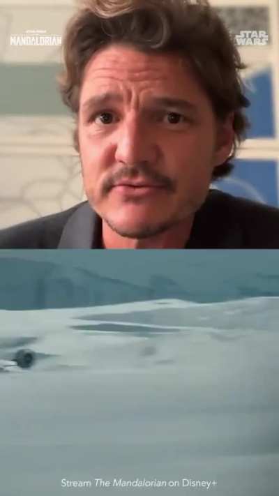 Oldie but goodie for Wholesome Wednesday: Pedro telling Mandalorian dad jokes