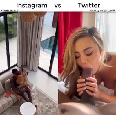 Instagram vs Twitter