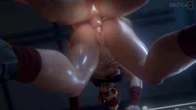 Brigitte getting fucked from behind (VGerotica)