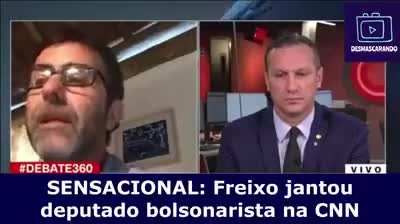 Bozo e mil&iacute;cias, Freixo ilustra para quem n&atilde;o entendeu. (Debate CNN Brasil)