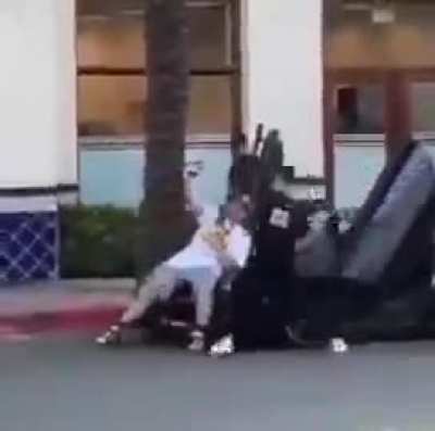 Never mess with someone's McLaren or you might end up like this guy