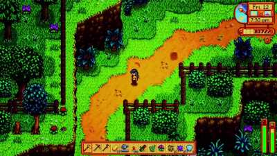 Bigfoot sighting in Stardew Valley!