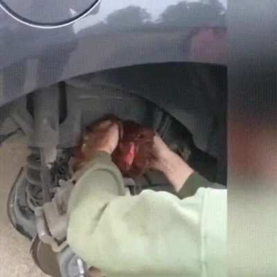 Installing a new piece for the suspension