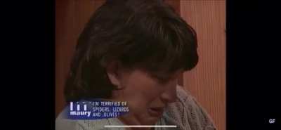 Mary is scared of olives :/