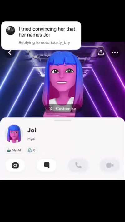meet my new ai gf