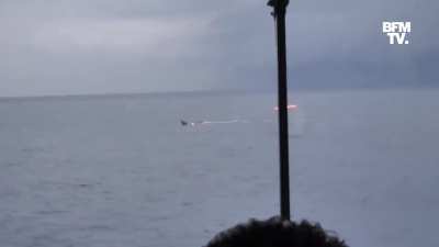 French frigate Chevalier Paul engages a Houthi kamikaze USV on 22/08/2024