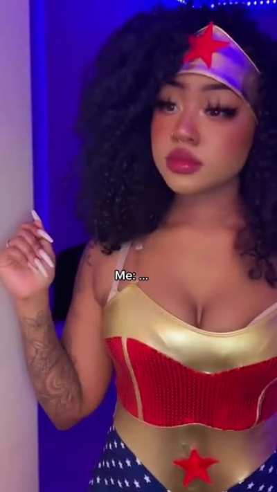 TheRe<wbr>alLif<wbr>ePoca<wbr>hanta<wbr>s_ (on Tiktok) as Wonder Woman