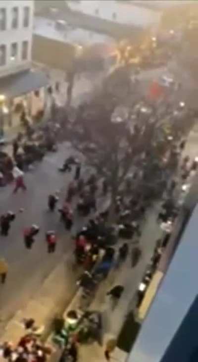Suv plows through Wisconsin Christmas parade