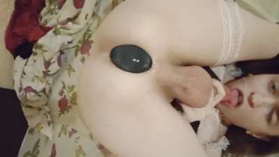 Most of my cum ends up either on my face, or in my mouth&hearts;