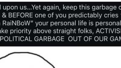 The colors hurt his feelings