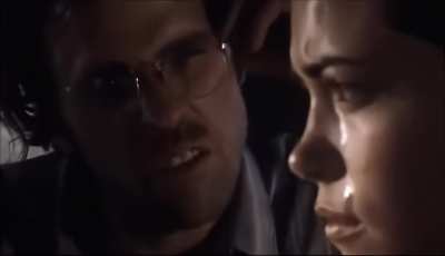 Amelia Heinle Squeezes a Man&rsquo;s Balls in Black Cat Run (1998)
