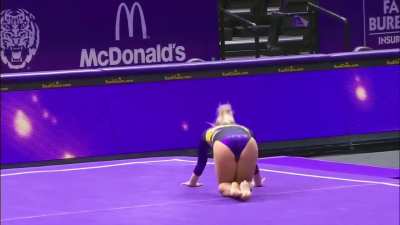 Per request: Olivia Dunne 💜💛🤸🏼&zwj;♀️🐯 (Slow Mo)
