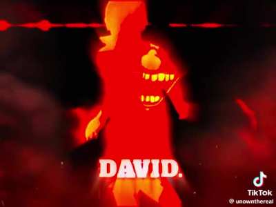 David but with Aw Shuck&rsquo;s instrumental for some reason goes hard.