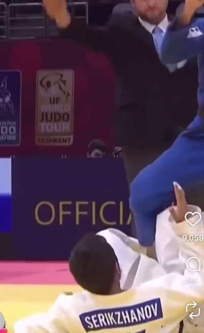 IJF Legal Leg Grab Knee Pick