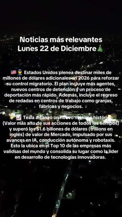 Noticias m&aacute;s importantes en Finanzas, economia y negocios / Lunes 22 de Diciembre 🎄