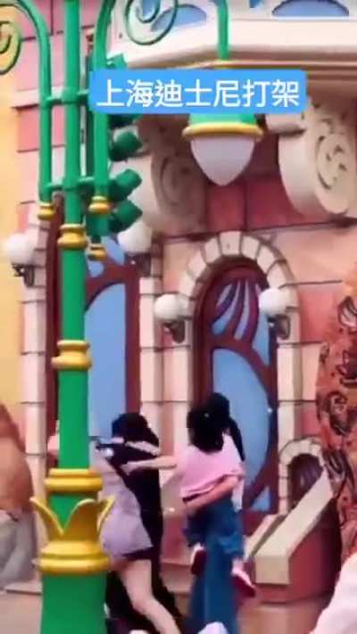 Shanghai Disneyland Chaos: Woman Takes Swing at Kid in Brawl Between Two Couples
