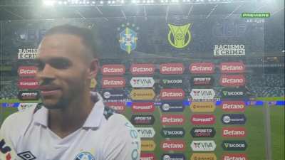 Primeira entrevista p&oacute;s jogo de Braithwaite. E assim o Brasileir&atilde;o ganha um novo personagem.