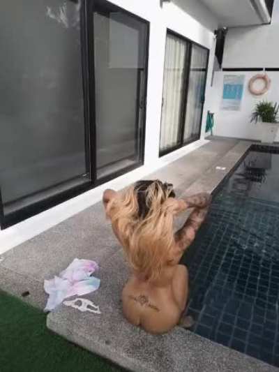 Care to join me for a swim?