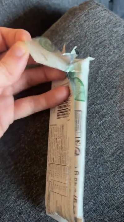 Double wrapped? Same barcode