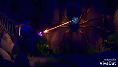 The giant enemy spider!