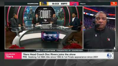 [Highlight] Doc Rivers ESPN pre-game interview on Harden: 