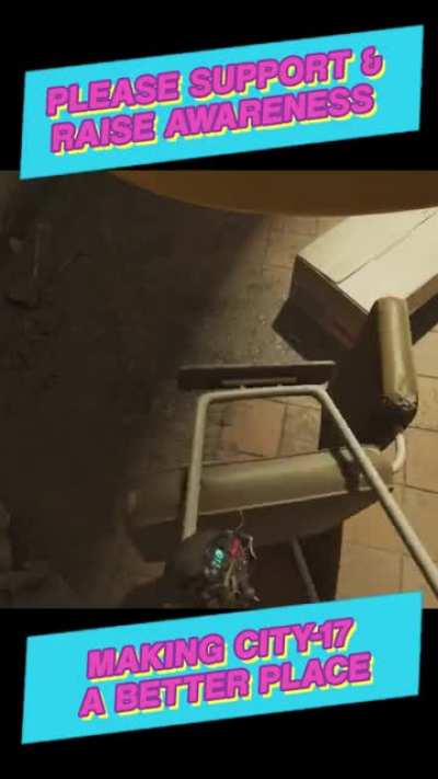 I really like Half Life Alyx, but the level design is a complete mess. I spent the last six months cleaning all rooms - isolated in this cold VR world. My wife said I am stupid. Please like, follow and share to raise awareness and prove her wrong. Thanks,