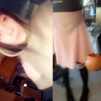 i pull up my skirt and show you this&hellip; are we still going on that date? 🥺