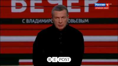 На государственном российском ТВ призвали &laquo;затоплять, уничтожать и стирать с лица земли&raquo; украинские города.