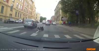 Not looking both ways