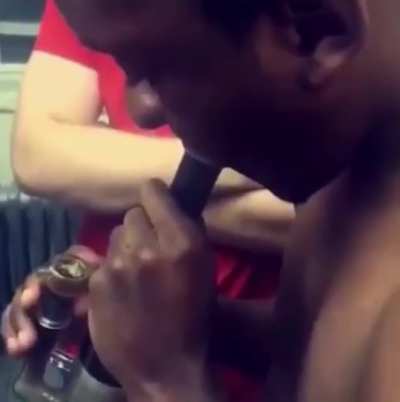 Smoking 101: Never cough into the pipe