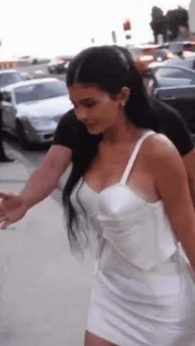 in white dress