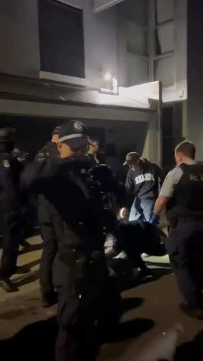 Sydney Cops &amp;amp; Raptor Squad abusing power at the tamest house party.