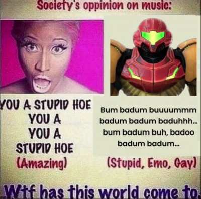Society&rsquo;s view of music these dyas is so fudged up 😔