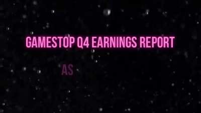 GME Q4 Earnings Analysis by an Autist.