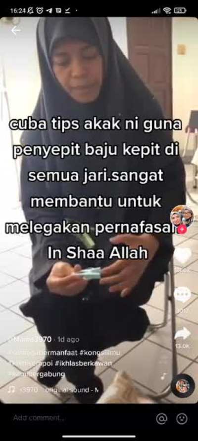 Tips from tiktok that says we should use clothes clips instead of pulse oximeter